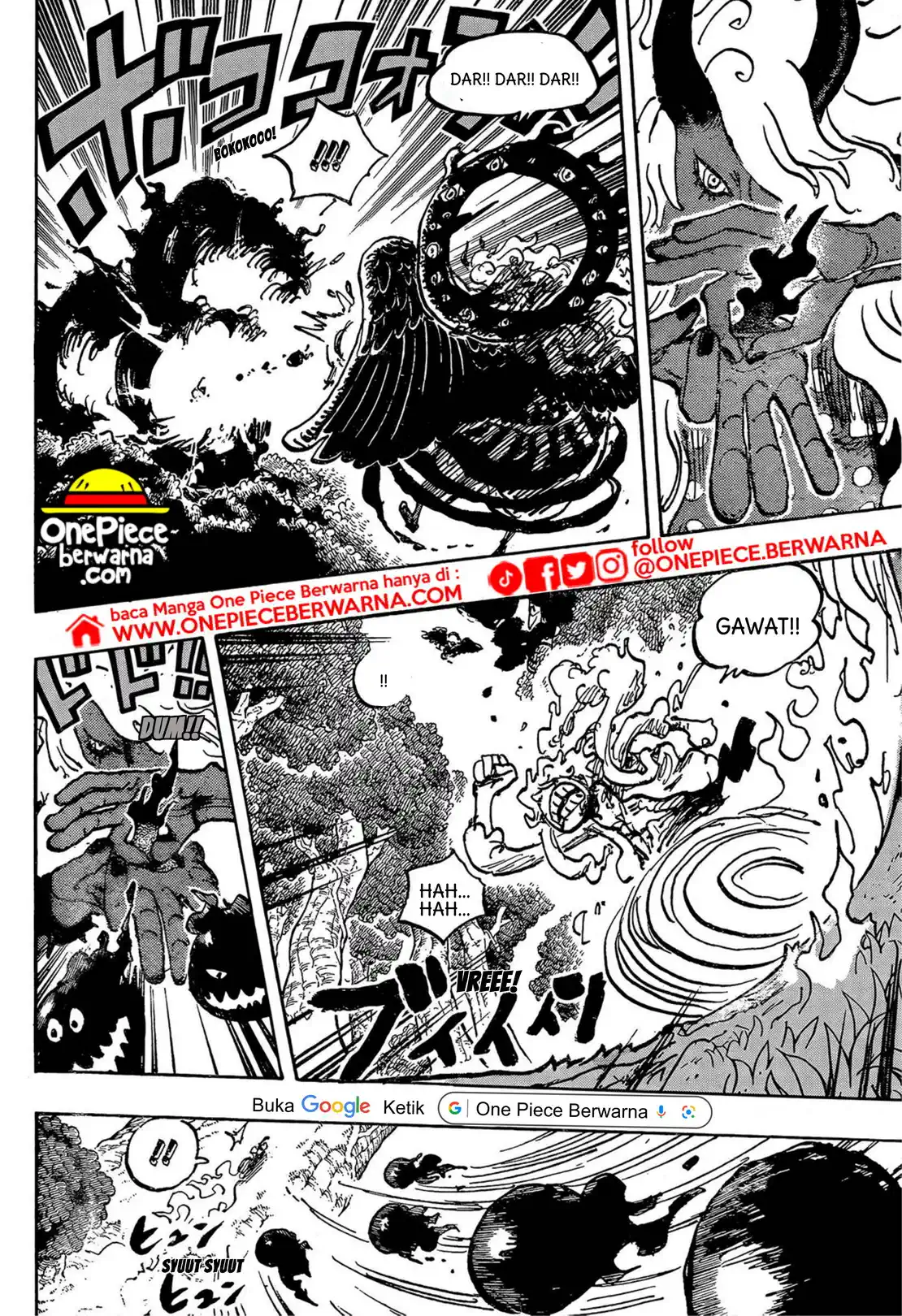 One Piece berwarna 1188 1189 1190 bahasa indonesia